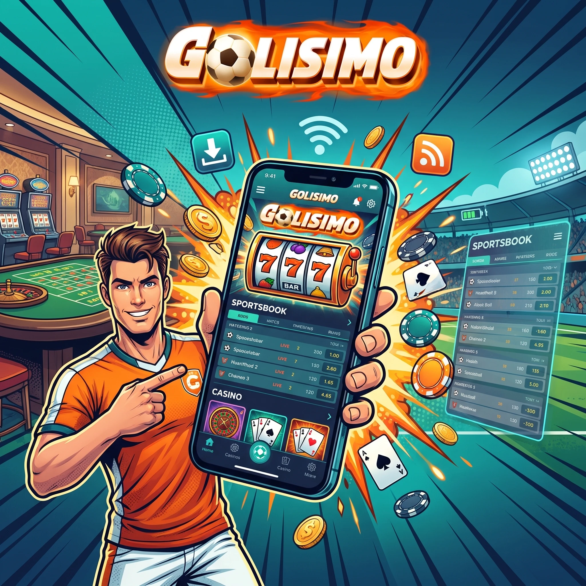 Golisimo mobile casino and sportsbook
