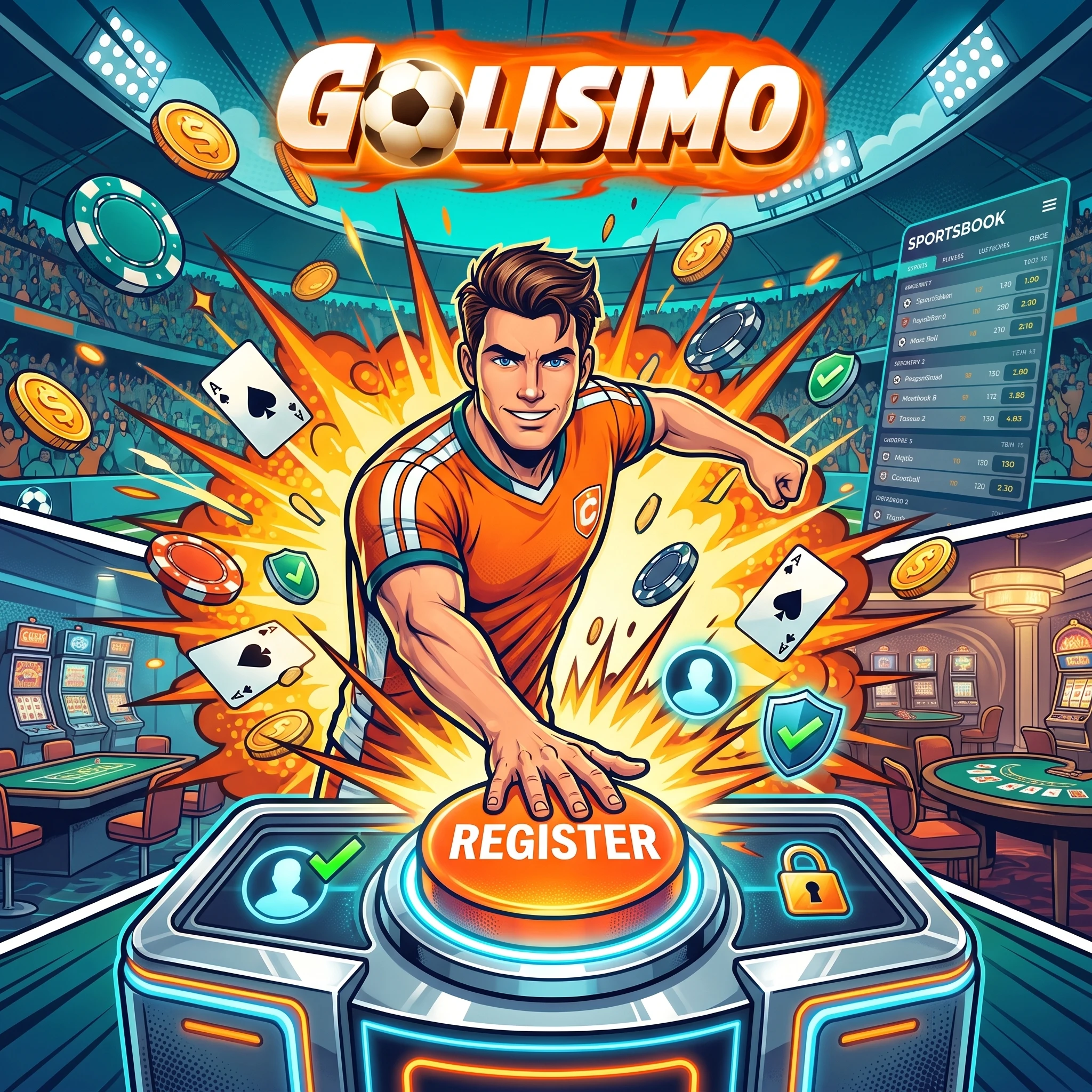 Golisimo casino account registration